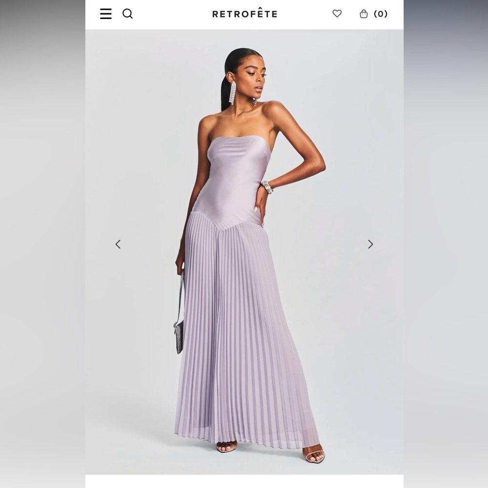 Retrofete GENEVIEVE SILK DRESS